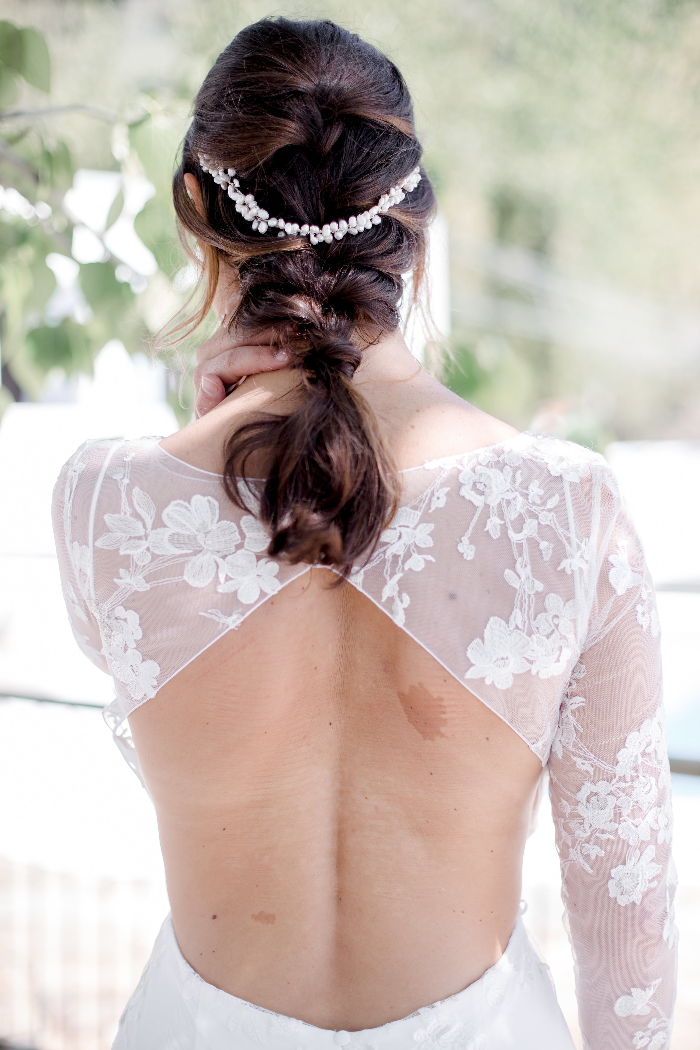 woman-with-braided-hair-and-wedding-dress